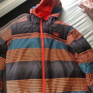 Boys North Face puffer jacket